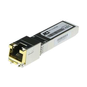 ACT SFP+ 10Gbase copper RJ45 transceiver coded for open platform / uncoded / generic ACT SFP+ 10Gbase copper RJ45 transceiver coded for open platform / uncoded / generic