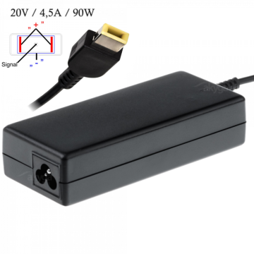 Akyga AK-ND-29 20V / 4,5A 90W Slim Tip Lenovo/IBM hálózati notebook töltő Akyga AK-ND-29 20V / 4,5A 90W Slim Tip Lenovo/IBM hálózati notebook töltő