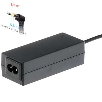 Akyga AK-ND-48 19V / 2,1A 40W 5,5x3mm Samsung hálózati notebook töltő Akyga AK-ND-48 19V / 2,1A 40W 5,5x3mm Samsung hálózati notebook töltő