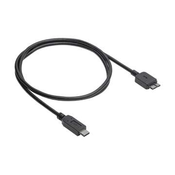 Akyga AK-USB-44 micro USB B 3.0/USB type C cable 1m Black Akyga AK-USB-44 micro USB B 3.0/USB type C cable 1m Black