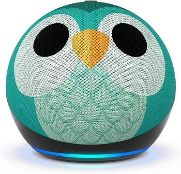Amazon Echo Dot 5 Smart Speaker with Alexa Owl Design