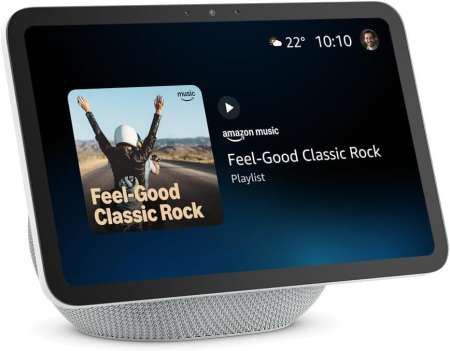 Amazon Echo Show 8 2025 Charcoal Glacier White