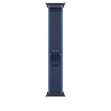Apple Watch 49mm Loop: Trail Loop S/M Black Titanium Finish Blue/Bright Blue