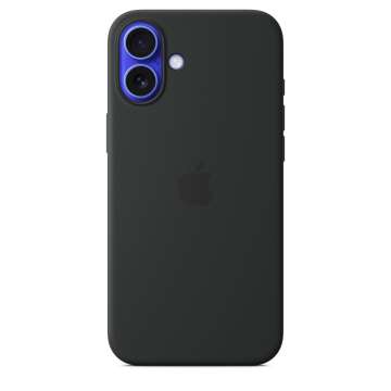 Apple iPhone 16 Plus Silicone Case with MagSafe Black