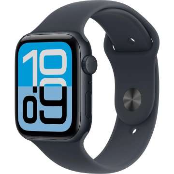 Apple Watch SE3 (2025) GPS 44mm Midnight Aluminium Case with Midnight Sport Band M/L