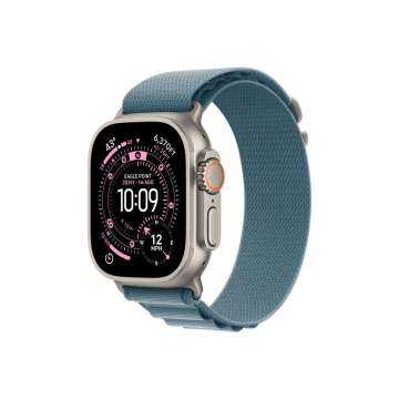 Apple Watch Ultra 3 Cellular 49mm Natural Titanium Case with Light Blue Alpine Loop Medium Apple Watch Ultra 3 Cellular 49mm Natural Titanium Case with Light Blue Alpine Loop Medium