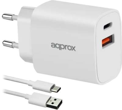 Approx APPUSBWALL20W Wall Charger White