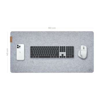 ARTIMO Desk Mat - Prémium filc Egérpad Grey