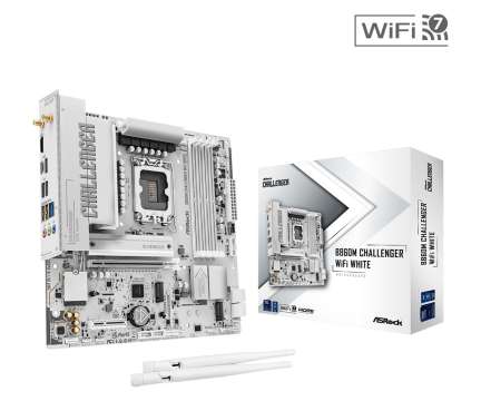 ASRock B860M CHALLENGER WIFI WHITE