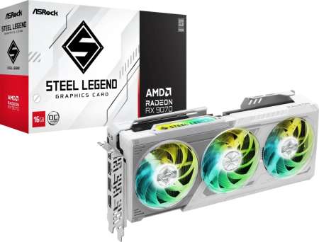 ASRock Radeon RX9070 Steel Legend 16GB