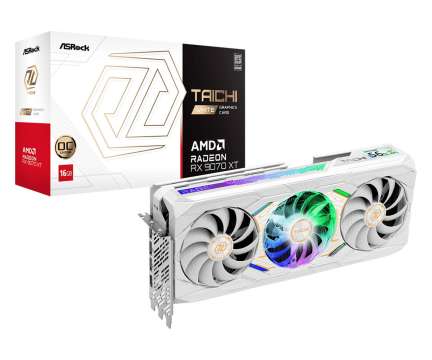 ASRock Radeon RX9070 XT Taichi White 16GB OC