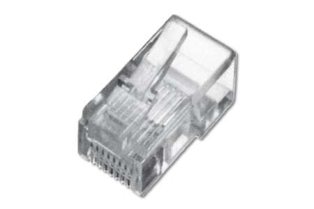 Assmann Modular Plug, for stranded Round Cable, 8P8C (100db/cs)