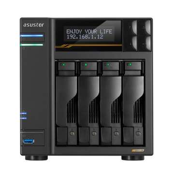 Asustor NAS AS6804T (16GB) (4xHDD + 4xM.2 SSD)
