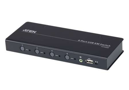 ATEN CS724KM 4-port USB Boundless KM Switch + Cables