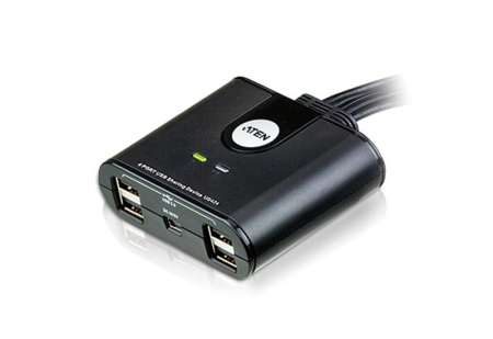 ATEN US424 4x4 USB2.0 Peripheral Sharing Switch ATEN US424 4x4 USB2.0 Peripheral Sharing Switch