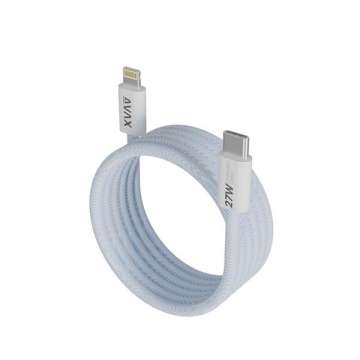 Avax CB611LB MAGNETY 27W USB-C - Lightning Magnetic Charger 1m Light Blue Avax CB611LB MAGNETY 27W USB-C - Lightning Magnetic Charger 1m Light Blue