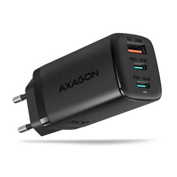 AXAGON ACU-DPQ65 QC4 + USB-C PD Wall Charger Black AXAGON ACU-DPQ65 QC4 + USB-C PD Wall Charger Black