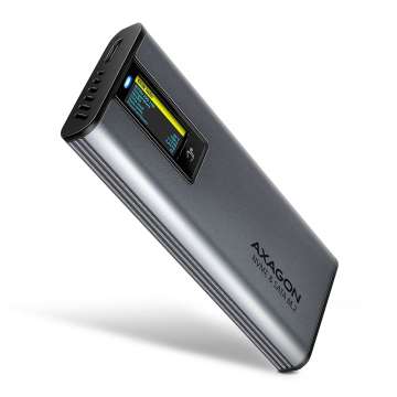 AXAGON EEM2-SD2 USB-C 10Gbps – M.2 NVMe & SATA SSD Display Box AXAGON EEM2-SD2 USB-C 10Gbps – M.2 NVMe & SATA SSD Display Box