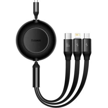 Baseus Bright Mirror 3 3in1 Cable 1,1m Black