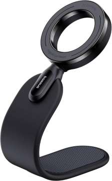 Baseus C02 Go Magnetic Car Phone Holder 360° Rotatable, Bendable Car Mount Black