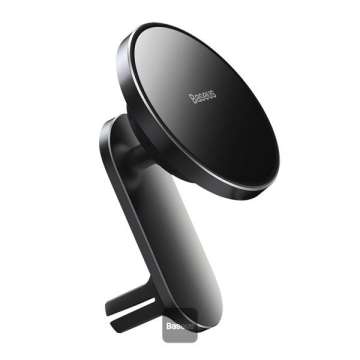 Baseus MagSafe autós telefontartó vezeték nélküli Qi töltő 15W Big Energy Black