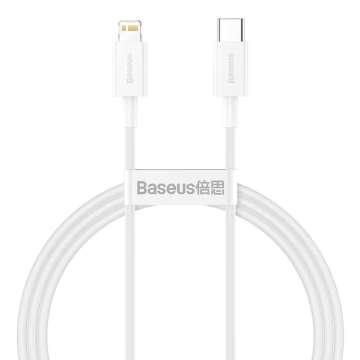 Baseus USB-C to Lightning Cable 1m White