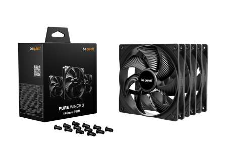 Be quiet! Pure Wings 3 140mm PWM (3-Pack)