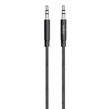 Belkin 3,5mm jack male/male cable 1,2m Black Belkin 3,5mm jack male/male cable 1,2m Black
