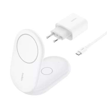 Belkin Boost Charge 2in1 15W Charging Stand White