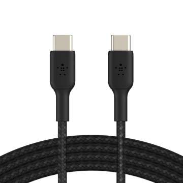 Belkin BoostCharge Braided USB-C to USB-C Cable 1m Black