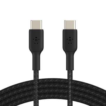 Belkin BoostCharge Braided USB-C to USB-C Cable 2m Black