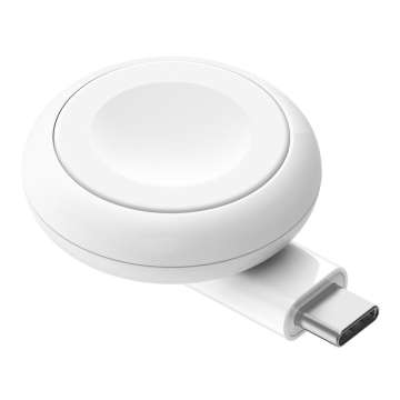 Belkin BoostCharge Portable USB-C Apple Watch Charger White Belkin BoostCharge Portable USB-C Apple Watch Charger White