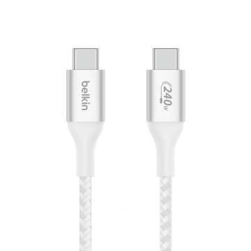 Belkin BoostCharge USB-C to USB-C 240W Cable 1m White
