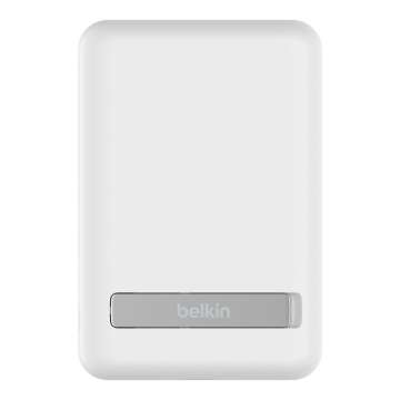 Belkin BPD004BTWT BoostCharge Magnetic Wireless 5000mAh PowerBank + Stand White