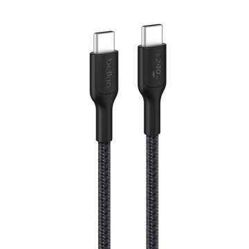 Belkin USB-C to USB-C Braided Cable 240W 2m Black