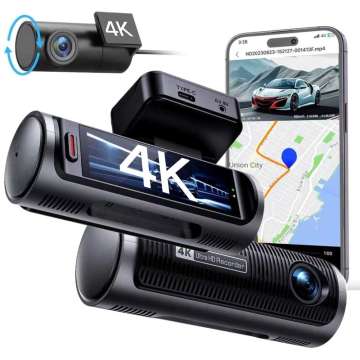 BlackBird L60 IPS 4K+4K Wifi Autós Kamera