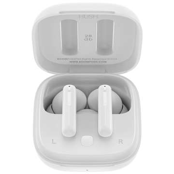Boompods Bassline Hush Bluetooth Headset White