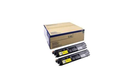Brother TN329Y Yellow toner 2 Pack