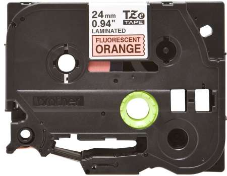 Brother TZe-B51 fluoreszkáló laminált P-touch szalag (24mm) Black on Orange - 5m Brother TZe-B51 fluoreszkáló laminált P-touch szalag (24mm) Black on Orange - 5m