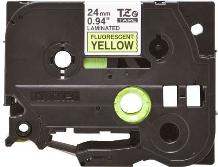 Brother TZe-C51 fluoreszkáló laminált P-touch szalag (24mm) Black on Yellow - 5m Brother TZe-C51 fluoreszkáló laminált P-touch szalag (24mm) Black on Yellow - 5m