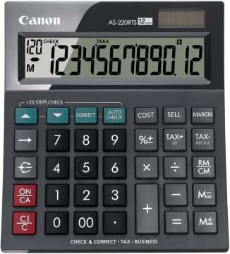 Canon AS-220RTS asztali számológép Black