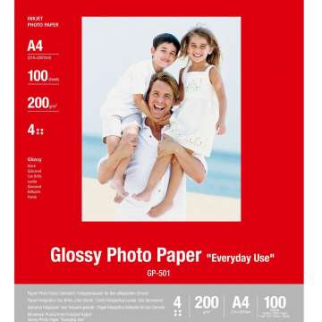 Canon GP-501 200g A4 100db Fényes Fotópapír Canon GP-501 200g A4 100db Fényes Fotópapír