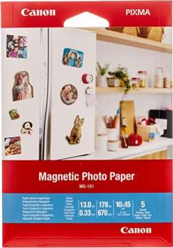 Canon MG-101 Magnetic Photopaper 670g 10x15cm 5db Mágneses Fotópapír