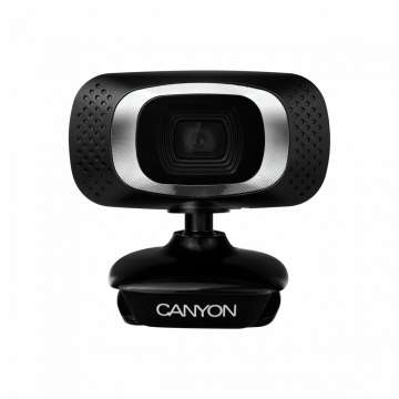 Canyon CNE-CWC3N Webkamera Black/Silver Canyon CNE-CWC3N Webkamera Black/Silver
