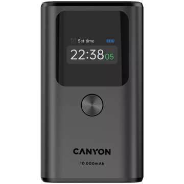 Canyon OnPower 130 10000mAh PowerBank Dark Grey