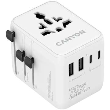 Canyon Universal Travel Adapter OnTour 70 White
