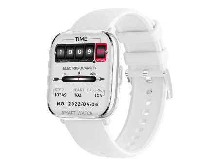 Carneo Proxima HR+ Smartwatch Silver/White