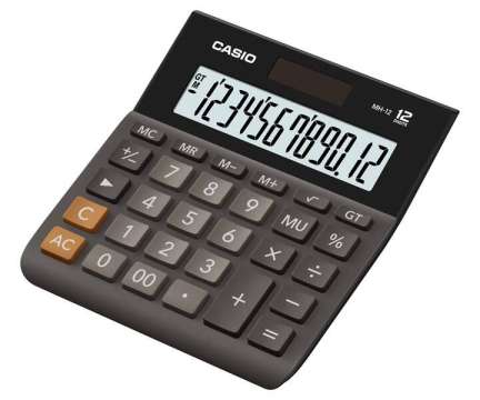 Casio MH-12BK-S Asztali számológép Black