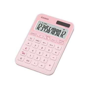 Casio MS-20YC-LP Asztali számológép Light Pink