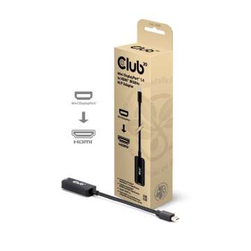 Club3D Mini DisplayPort 1.4 to HDMI 8K60Hz M/F Adapter Black Club3D Mini DisplayPort 1.4 to HDMI 8K60Hz M/F Adapter Black